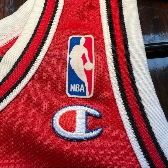 Chicago Bulls BJ Armstrong Champion Vintage 90s Jersey Men’s size 44 - Picture 11 of 12